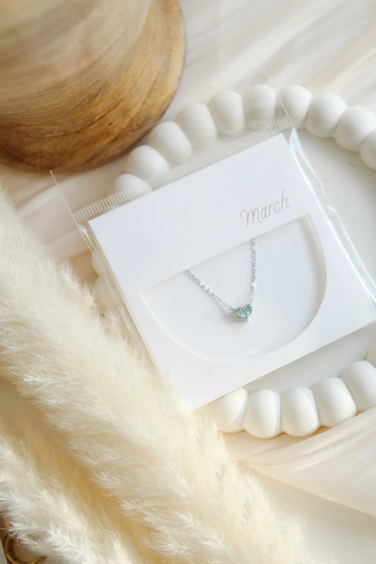 ST - Heart Birthstone Necklace