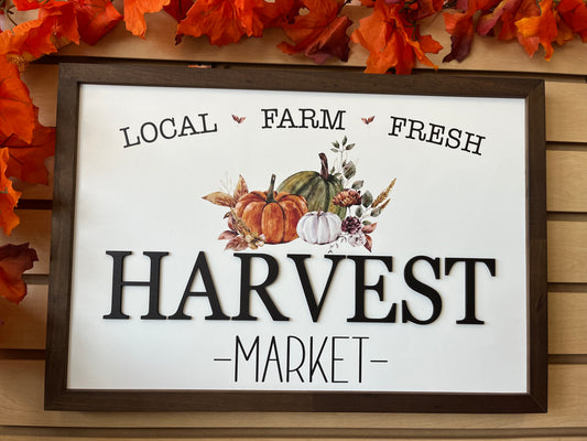 WHD - Harvest Market 3D Sign