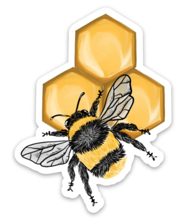 JD-S0031- Bee Matte Sticker