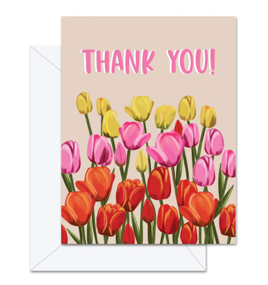 JD-0712- Tulip Thank You Card