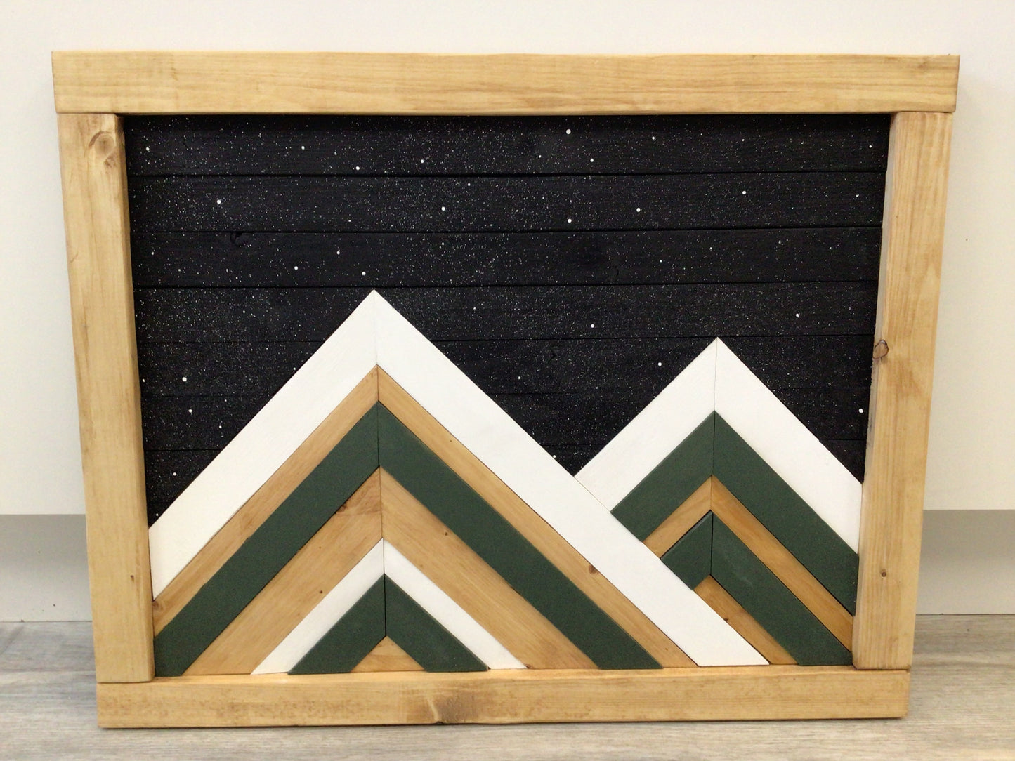 MVW Green Mountain Wood Sign