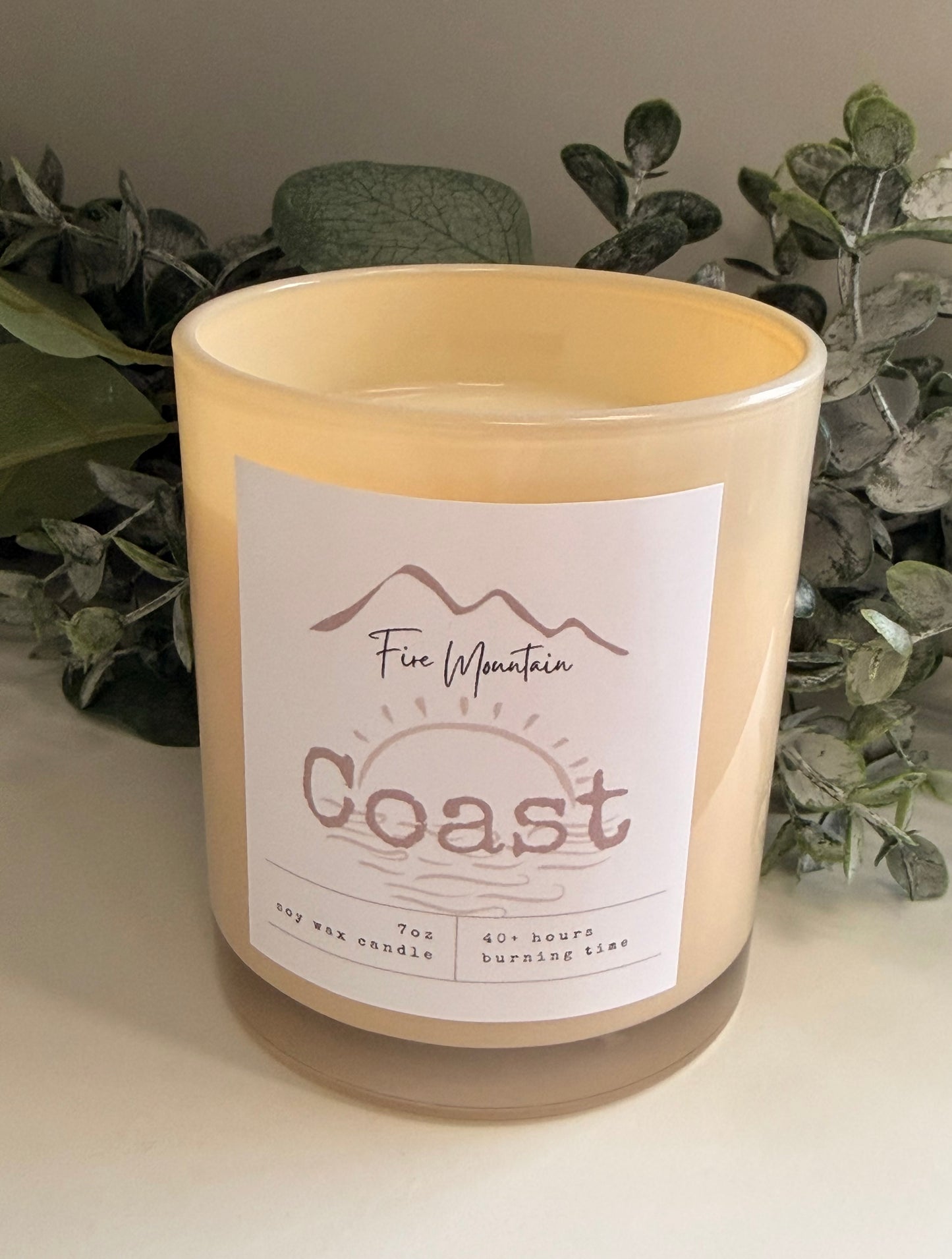 FM - Soy Wood Wick Candle - Coast