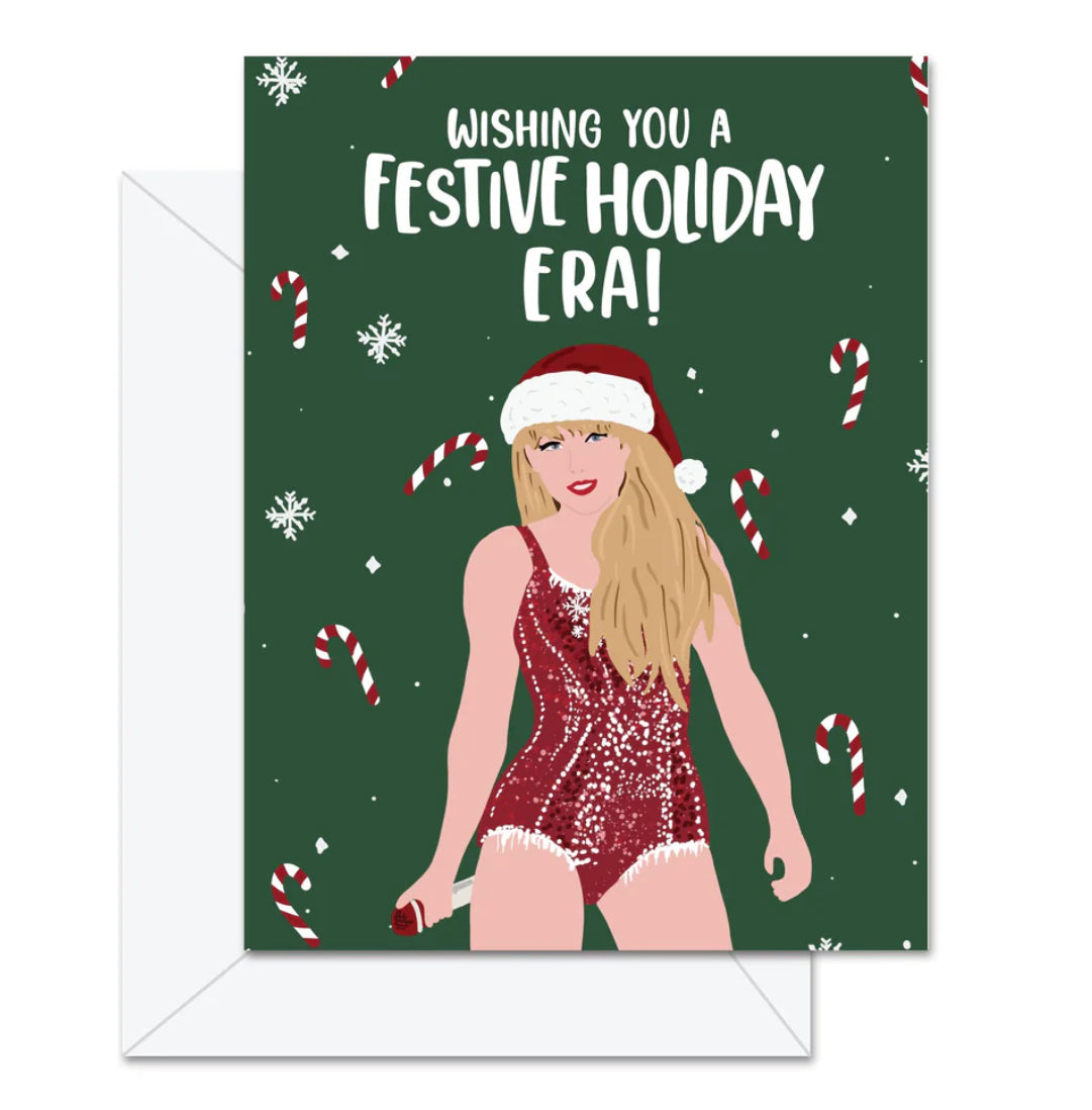 JD - 0877 Wishing You a Festive Holiday Era Card
