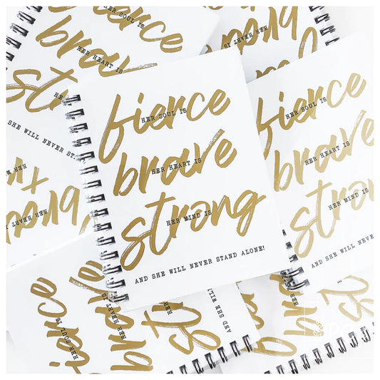 PCP0320-017 Fierce Brave Strong Notebook