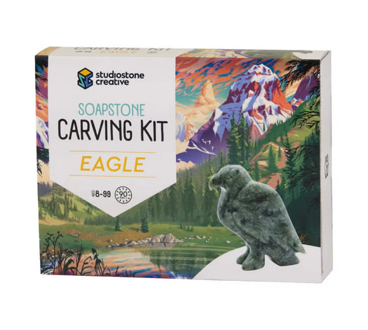 DIY - Soapstone Carving Kit - Eagle