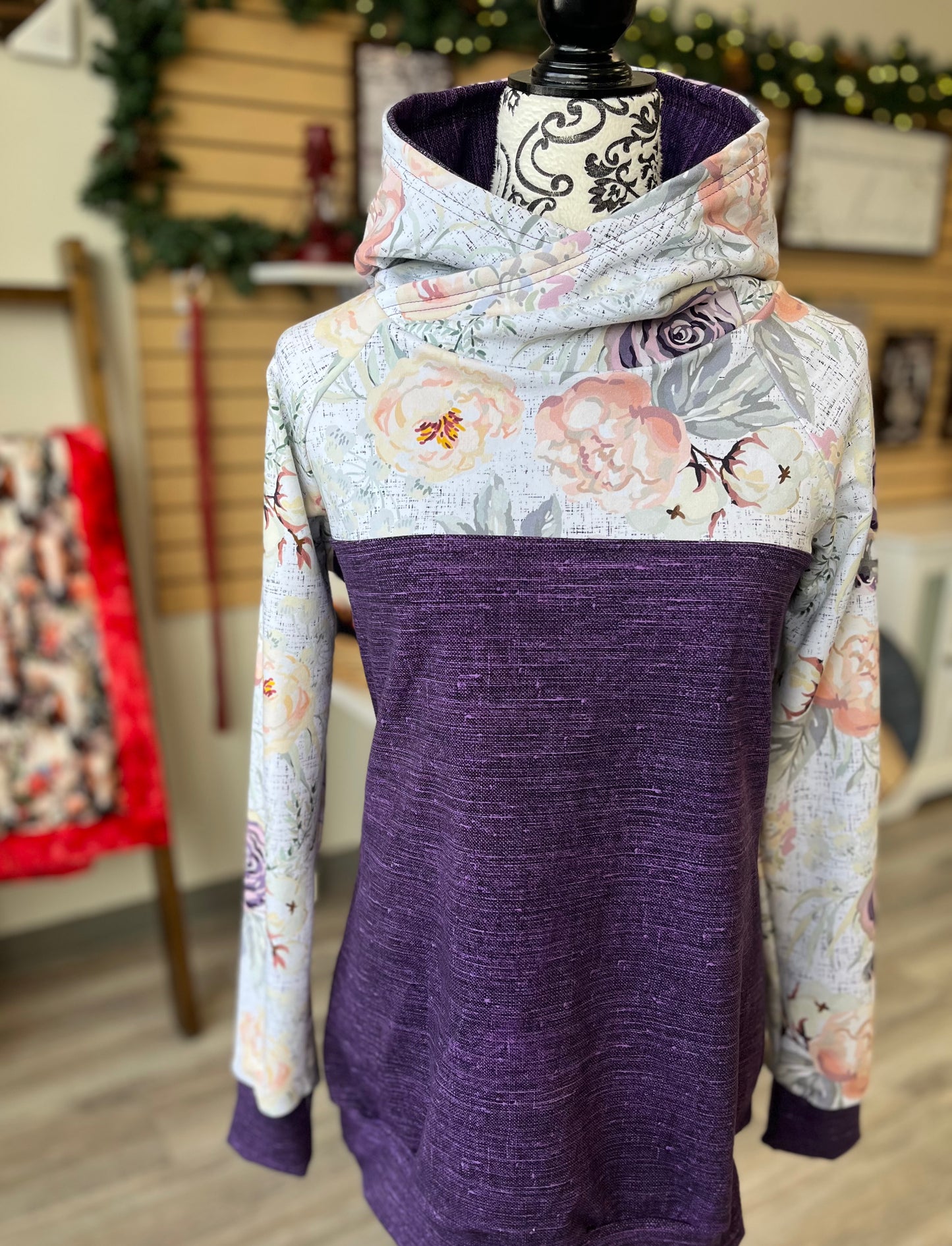 OAC Women’s Floral/Purple Hoodie