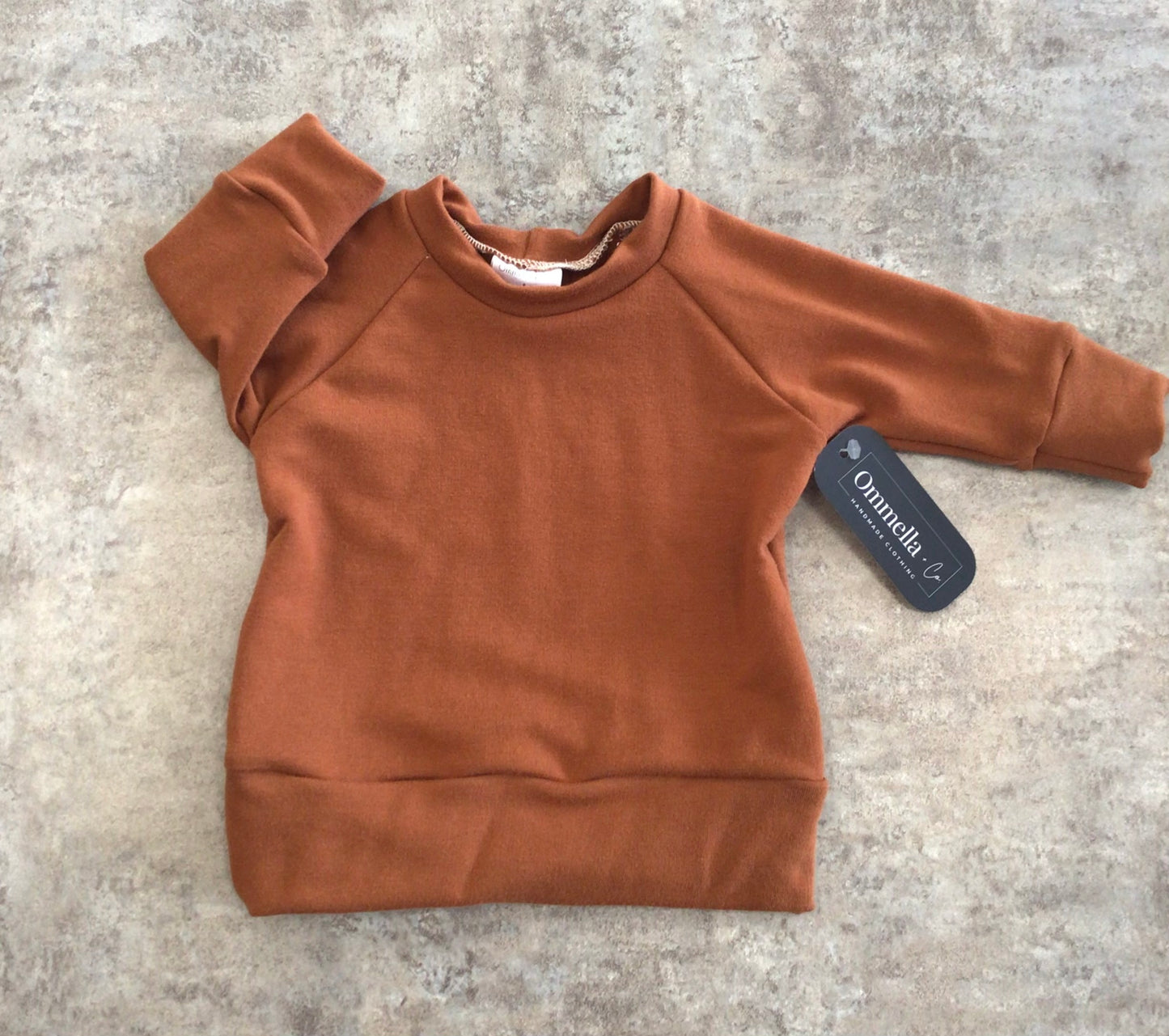 OAC - Rust Bamboo Sweater - Baby