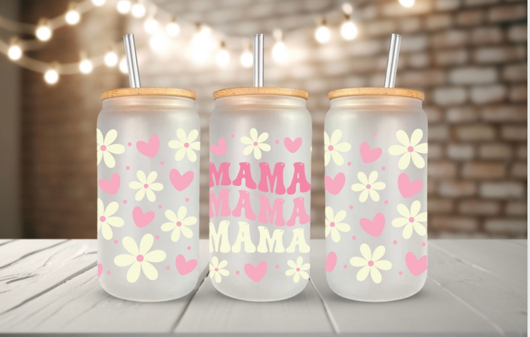 TCK - Glass Can Tumbler Mama
