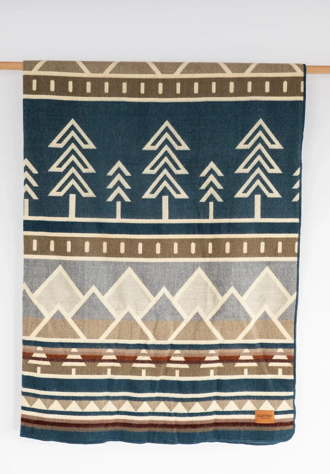 HPT - Tree Line Throw Blanket - Alpine Crest