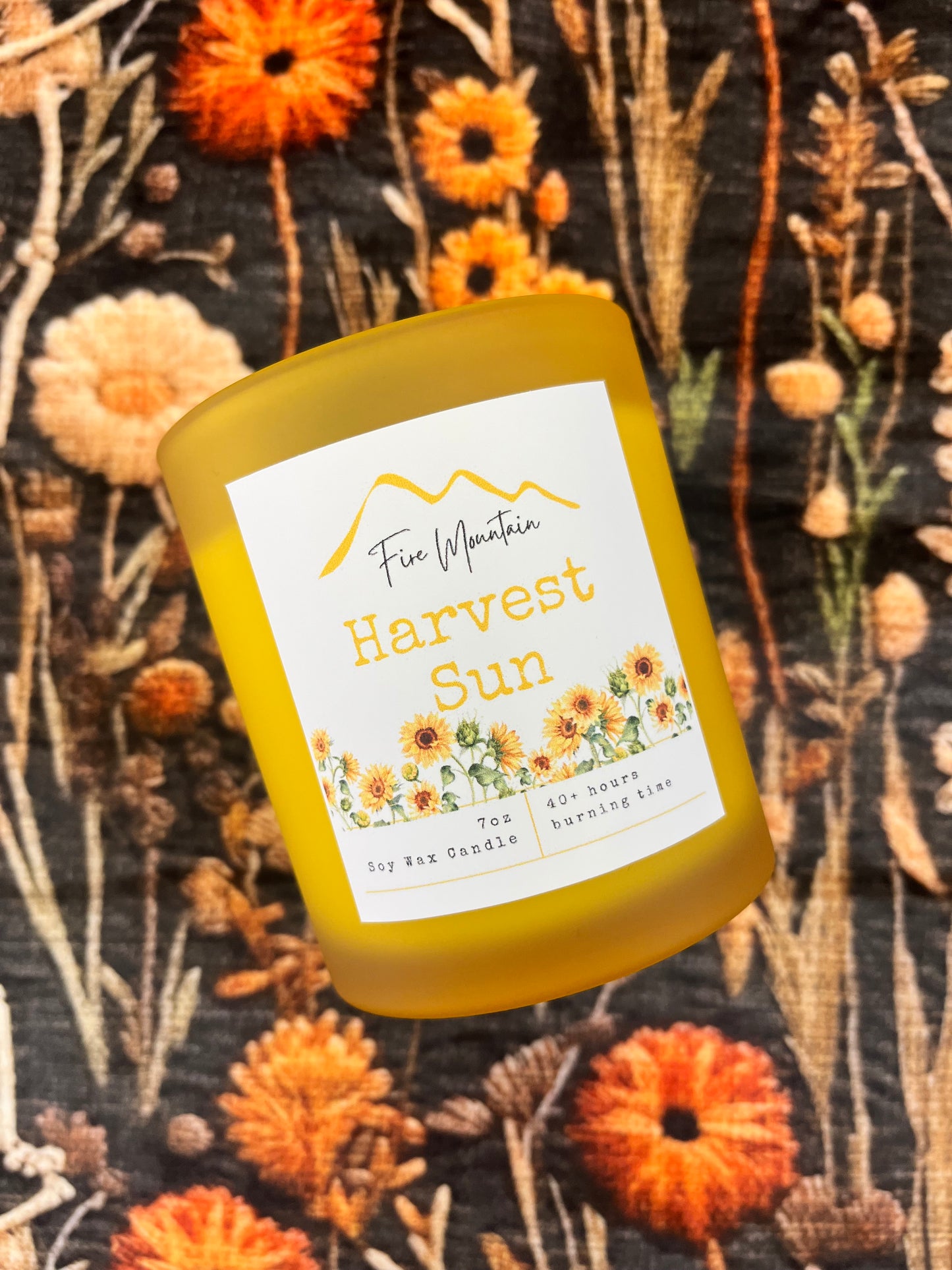 FM - Soy Wood Wick Candle - Harvest Sun