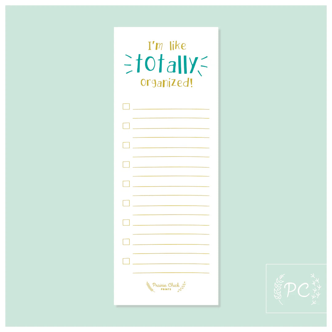 PCP048 Notepad - I’m totally Organized