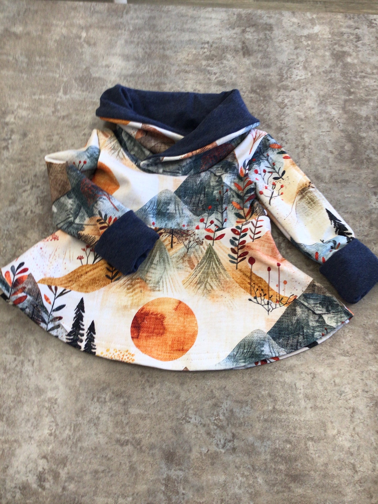 OAC Grow with me dress mountain