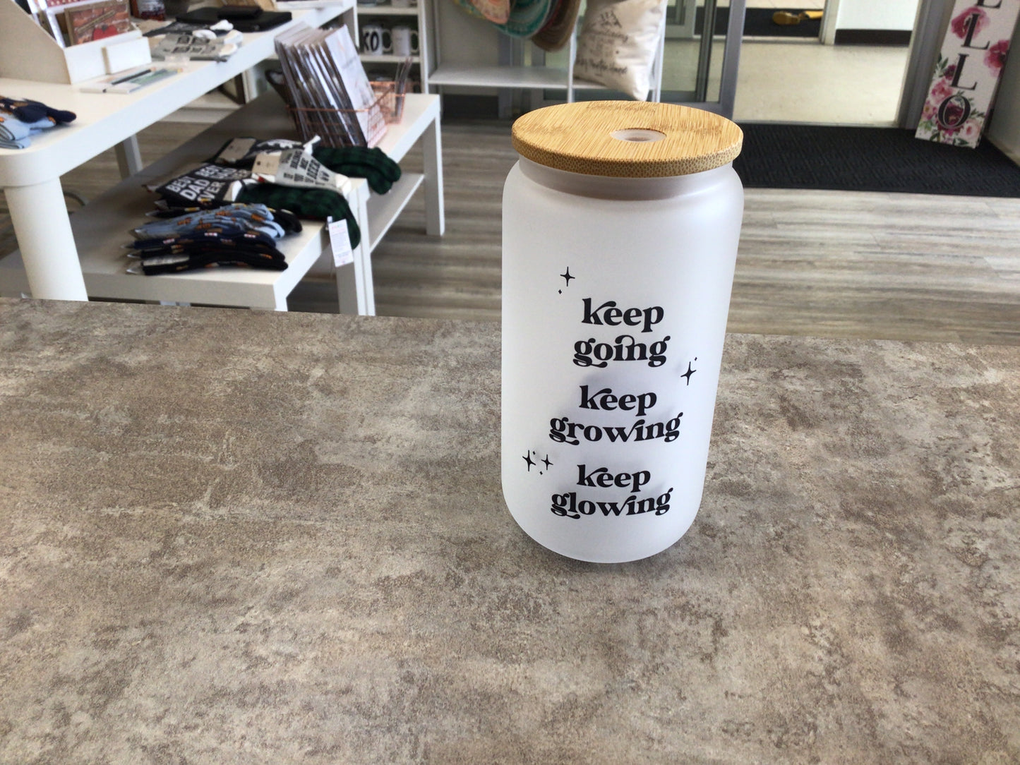 CCL881 - Keep Going Glass Can