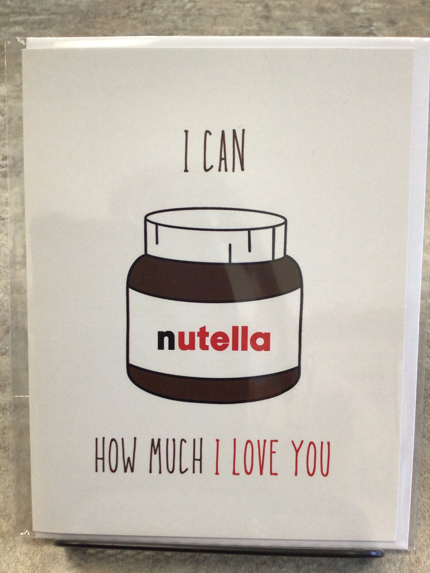 CCL-004 - nutella HOW MUCH I LOVE YOU