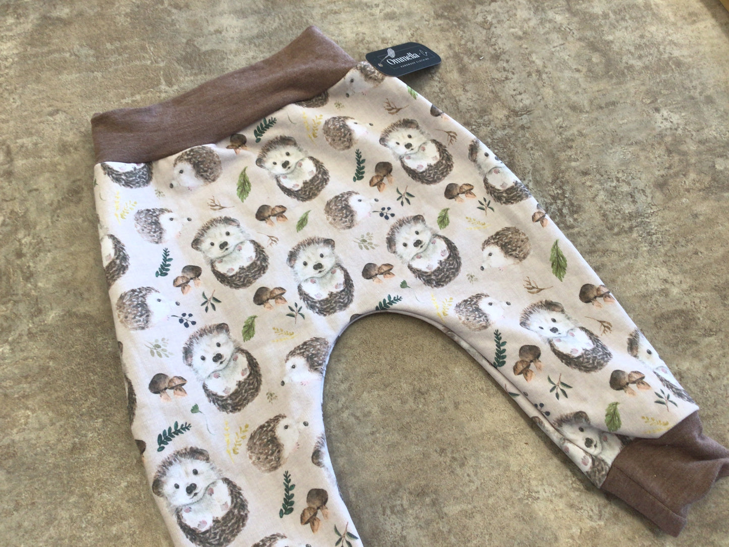 OAC Baby Harem Pant - Hedgehogs