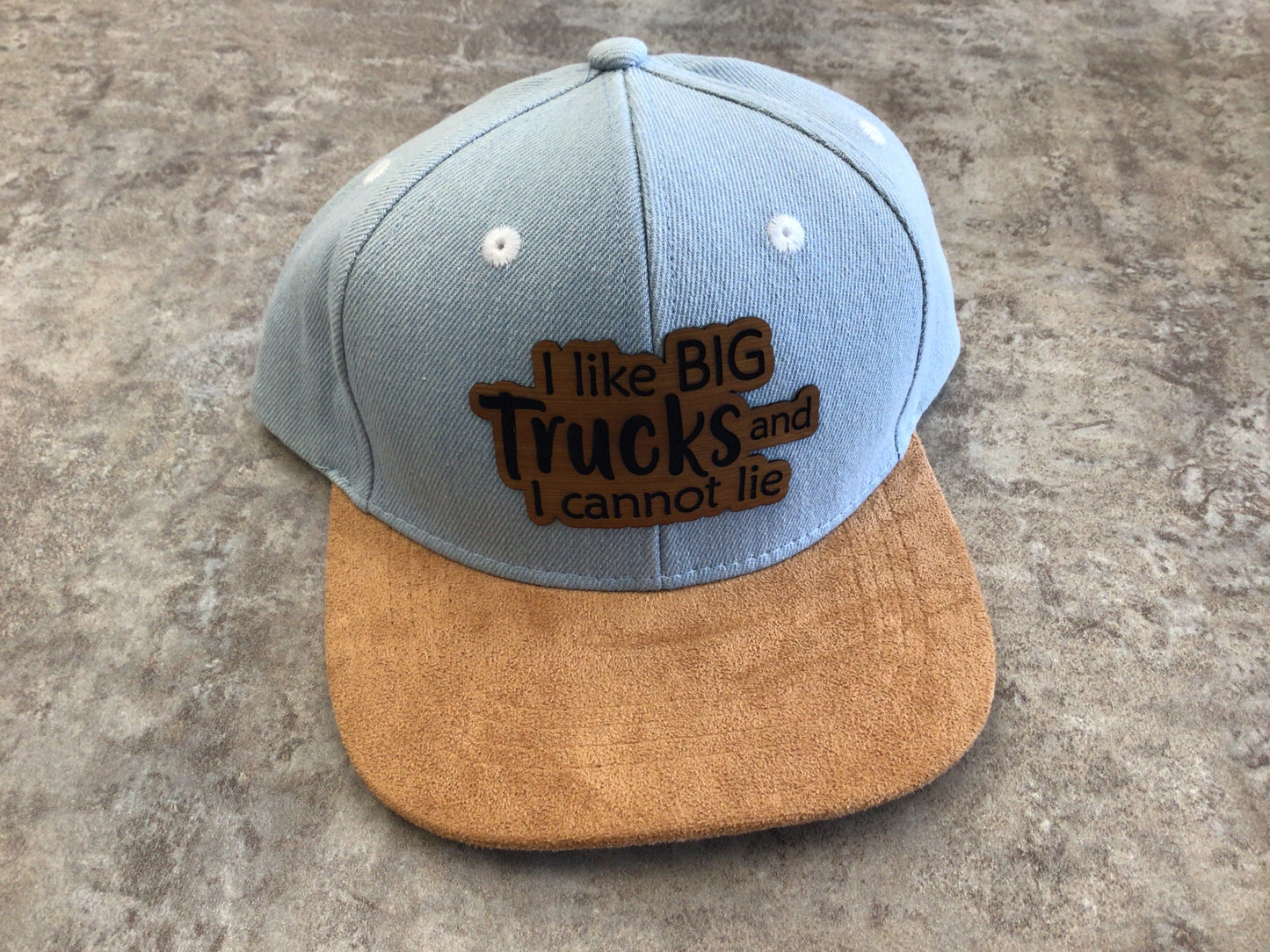 LAS-01 Kids Patched Hats - Denim