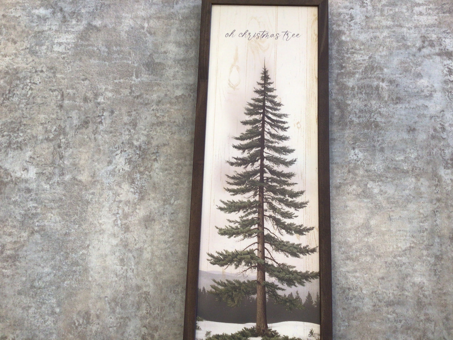 WHD Oh Christmas Tree 8x24” Sign