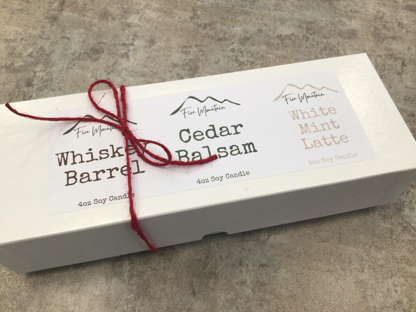 FM Christmas Box Set - Whiskey Barrel - Cedar Balsam - White Mint Latte