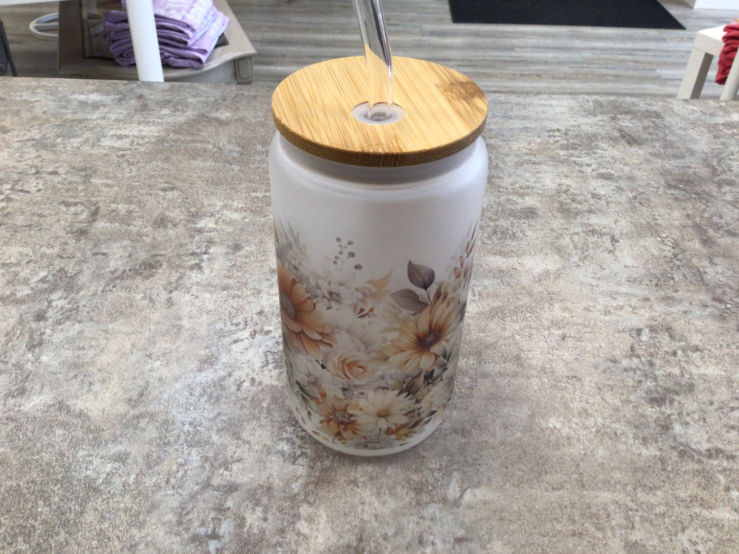 TCK Glass Can Tumbler