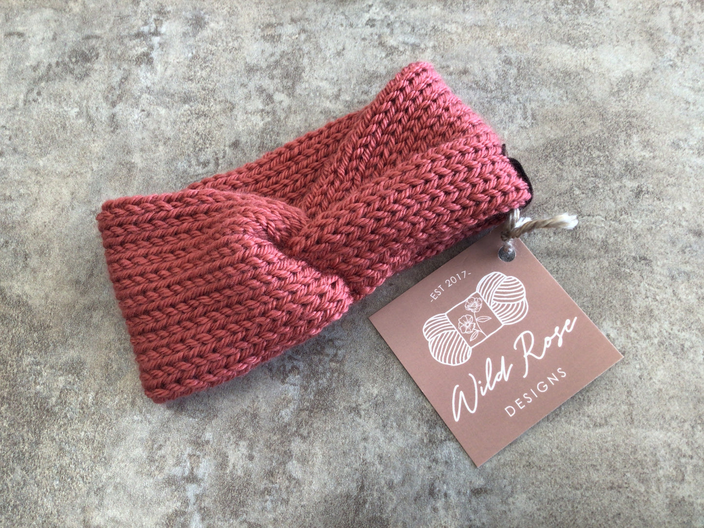 WRD-04 Baby/Toddler Headband - Terracotta