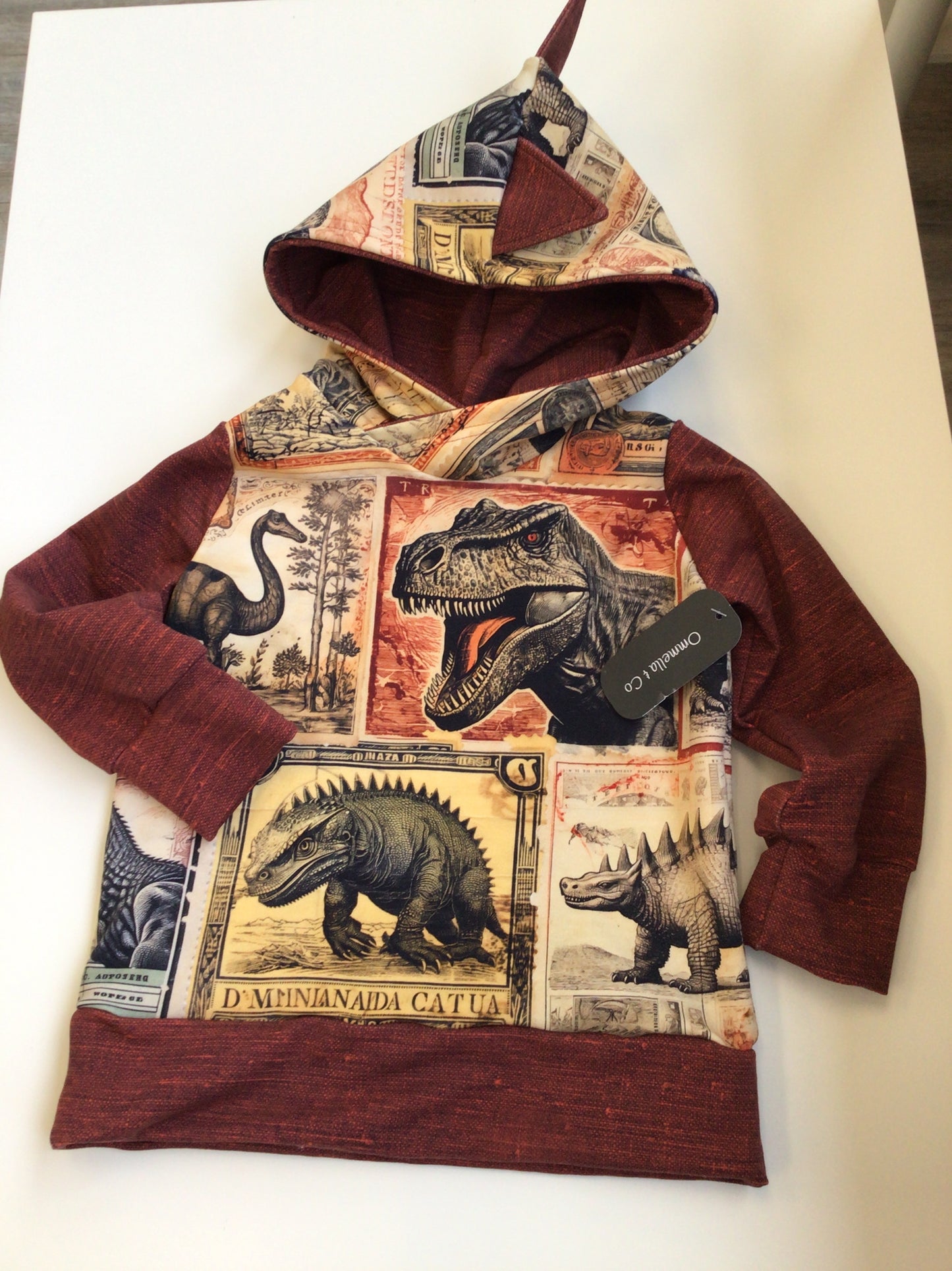 OAC - Dino Hoodie (Size 3T)