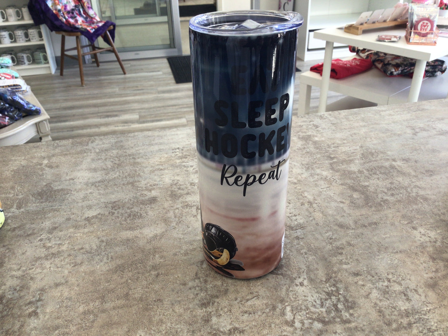 TCK - 20oz Tall Tumbler - Eat Sleep Hockey