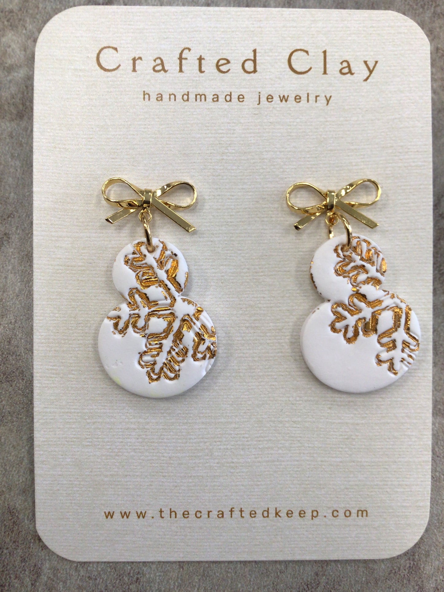 CJ - Snowman Earrings