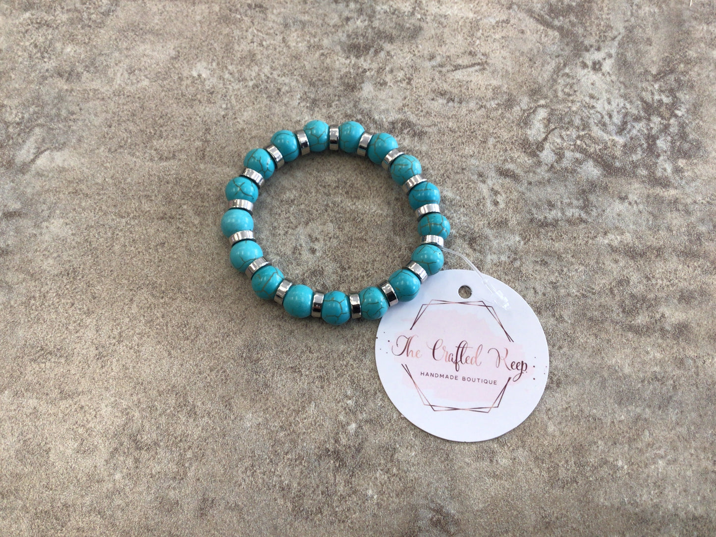 KH - “Turquoise” Howlite Bracelet