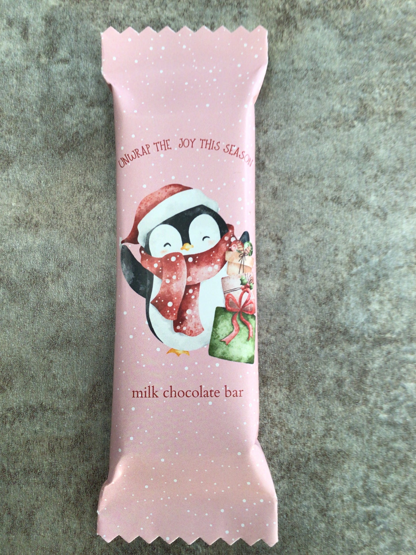 OOC - Mini Milk Chocolate Bar - Unwrap the Joy this Season