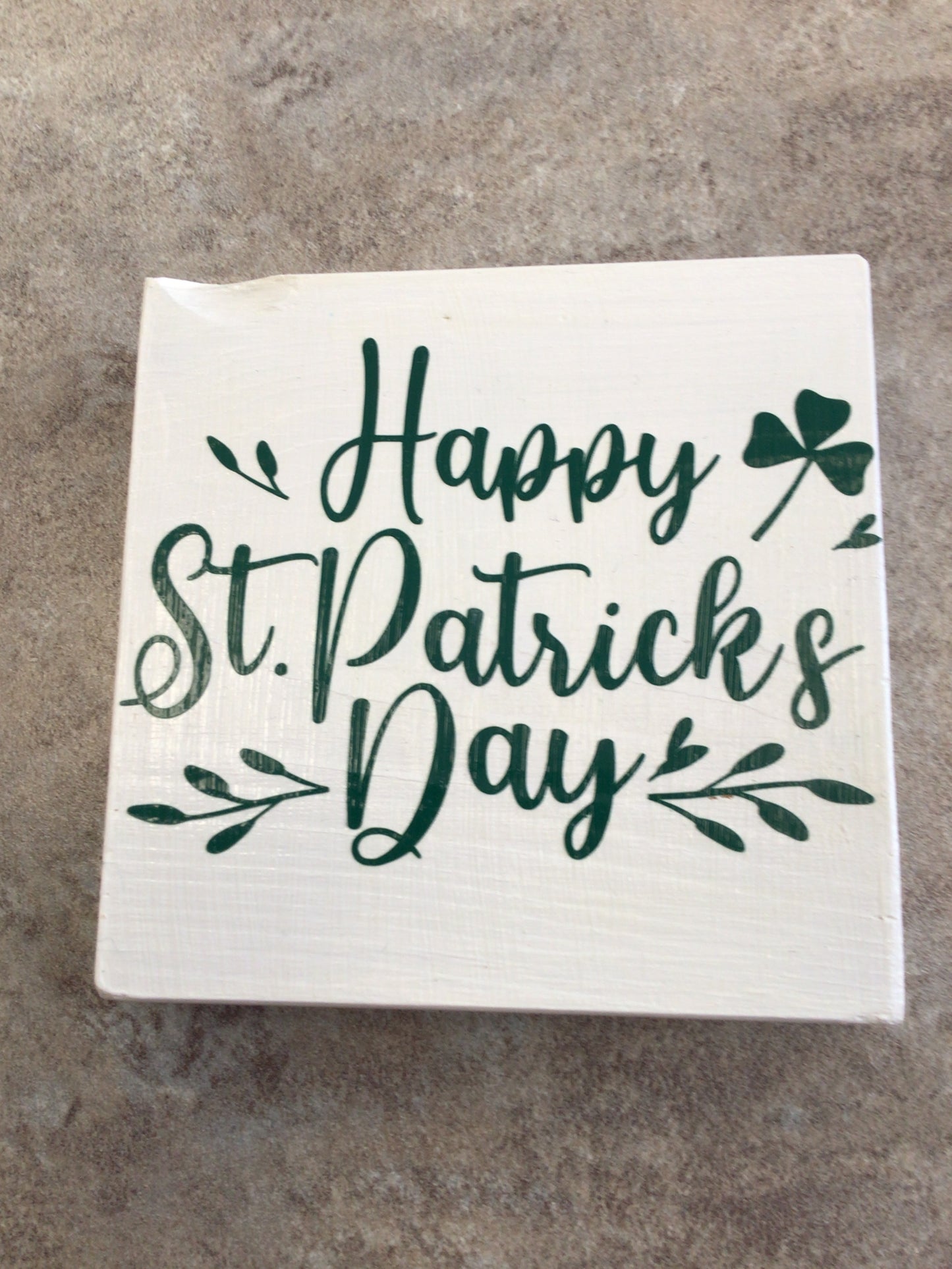 TCK - Happy St. Patrick’s Day 3 1/4” sign