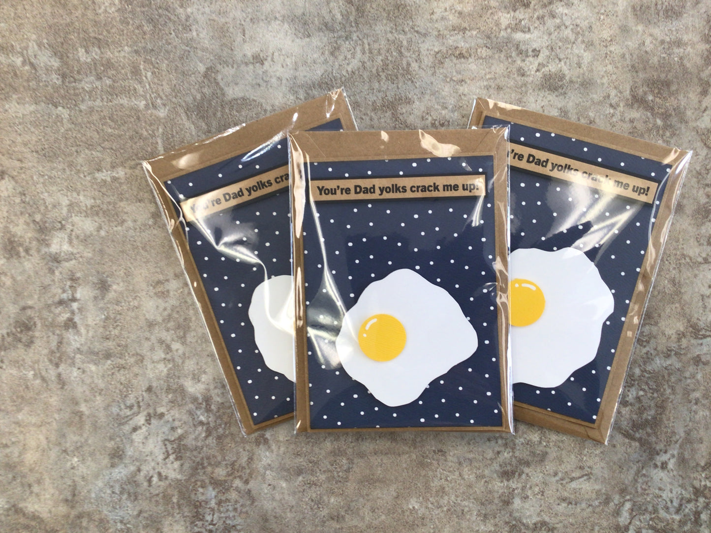 IBP - Your Dad Yolks Crack Me up Fathers Day Card