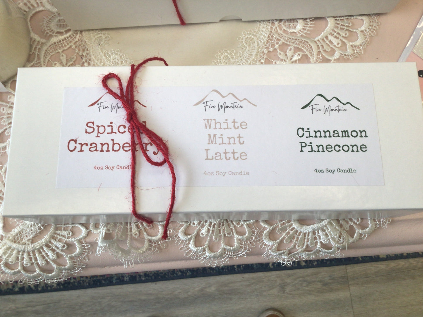 FM Christmas Box Set - Spiced Cranberry - White Mint Latte - Cinnamon Pinecone