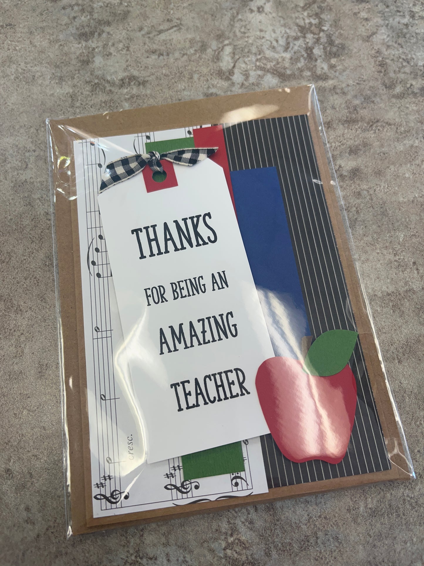 IBP- Amazing teacher music notes card