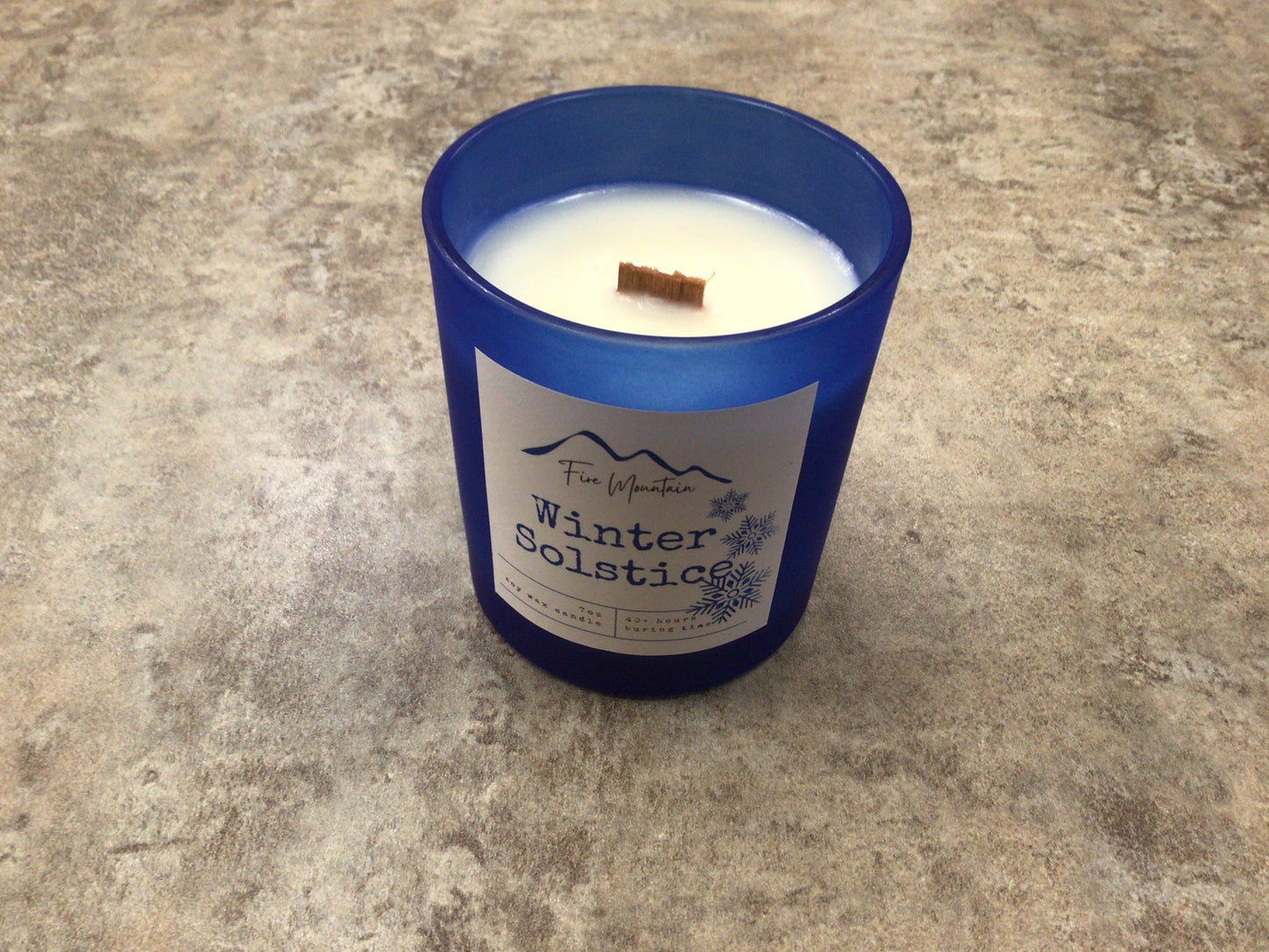 FM - 7oz Soy Wax Candle Winter Solstice