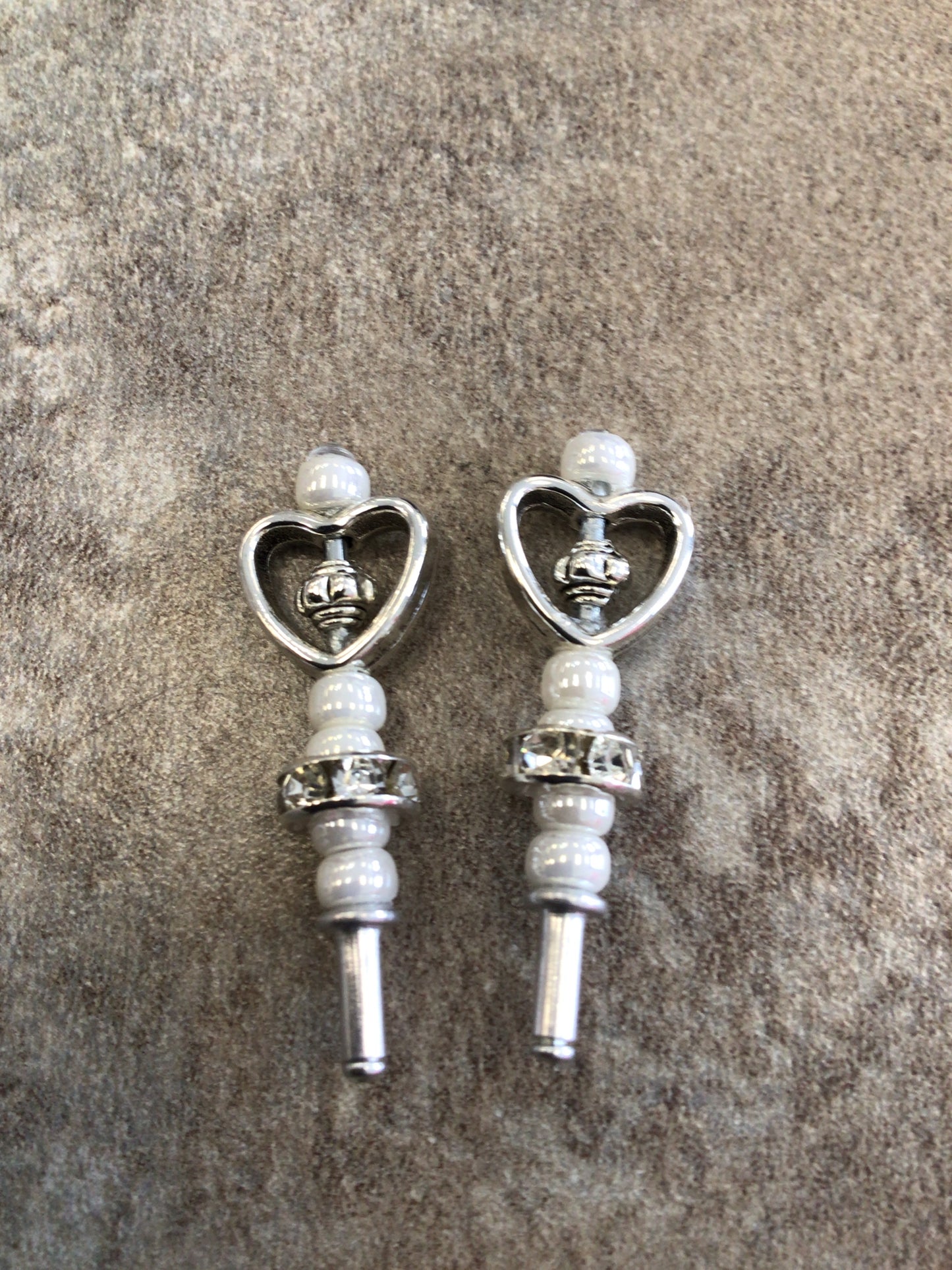 PEG - Silver Heart Crib Peg