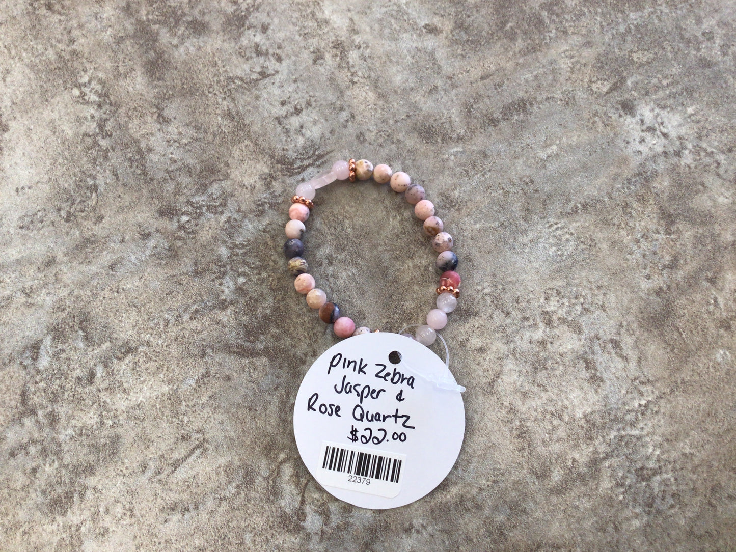 KH-Pink Zebra Jasper & Rose Quartz