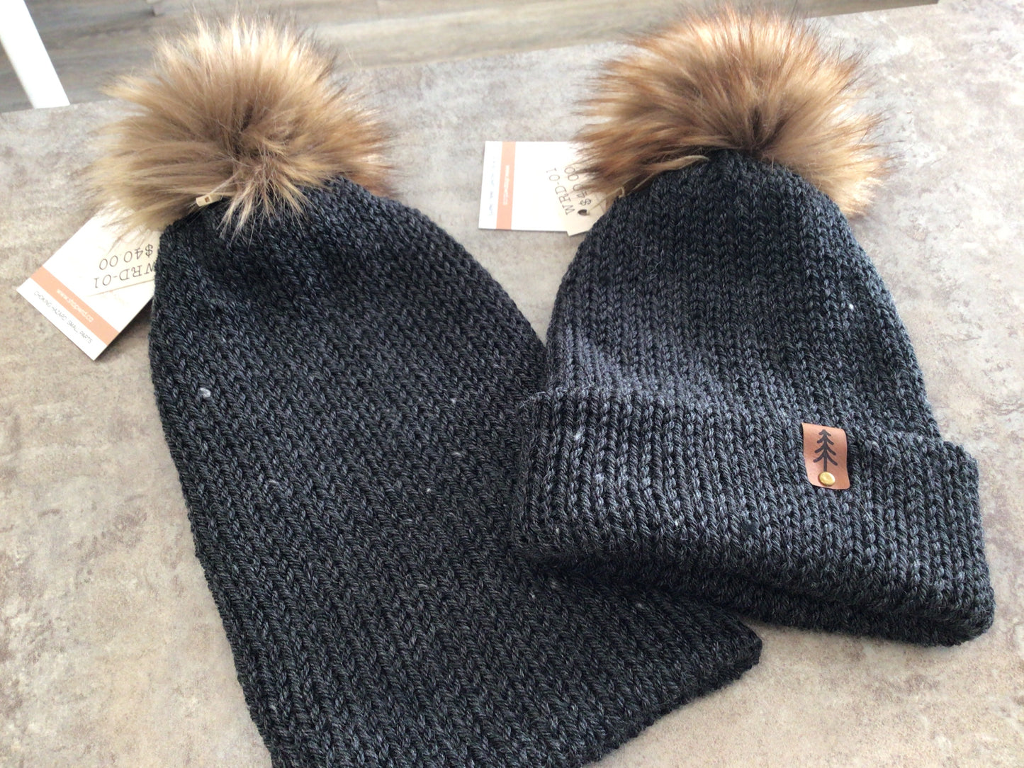 WRD-01 Adult Toque - Dark Grey