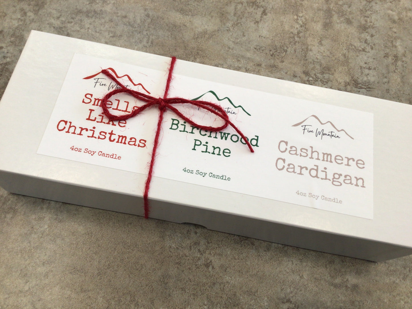 FM - Christmas Box Set - Smells Like Christmas, Birchwood Pine, Cashmere Cardigan