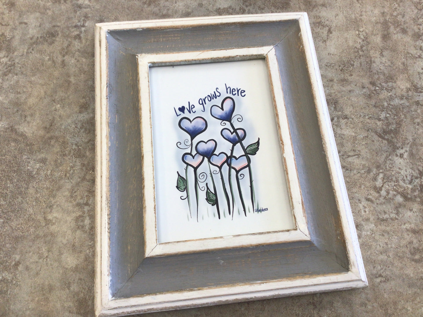 KS-61 5x7 Framed Print - Love Grows