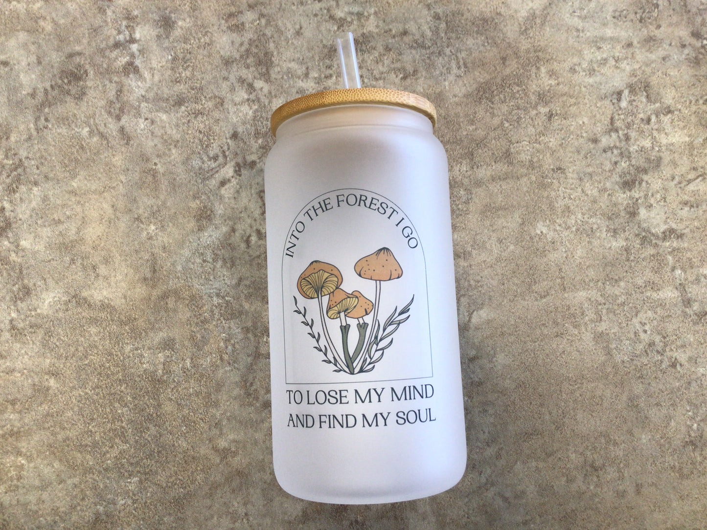 CCL - 800 Into the Forest I go Glass Tumbler
