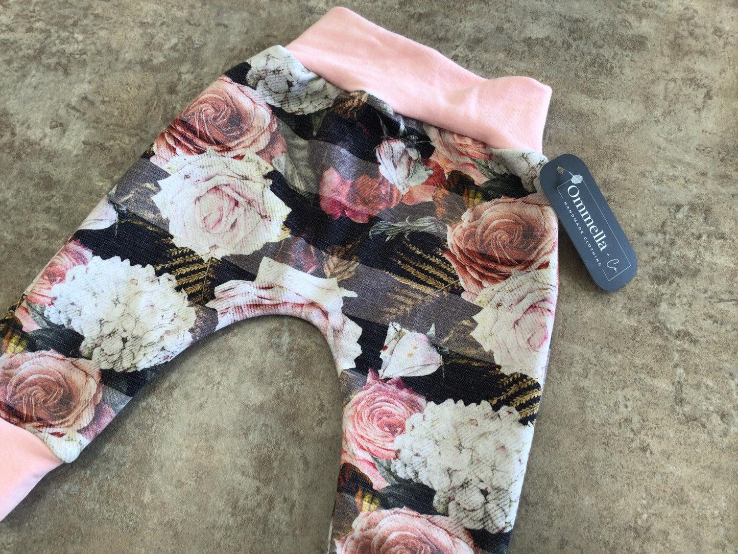 OAC Baby Harem Pant - Roses