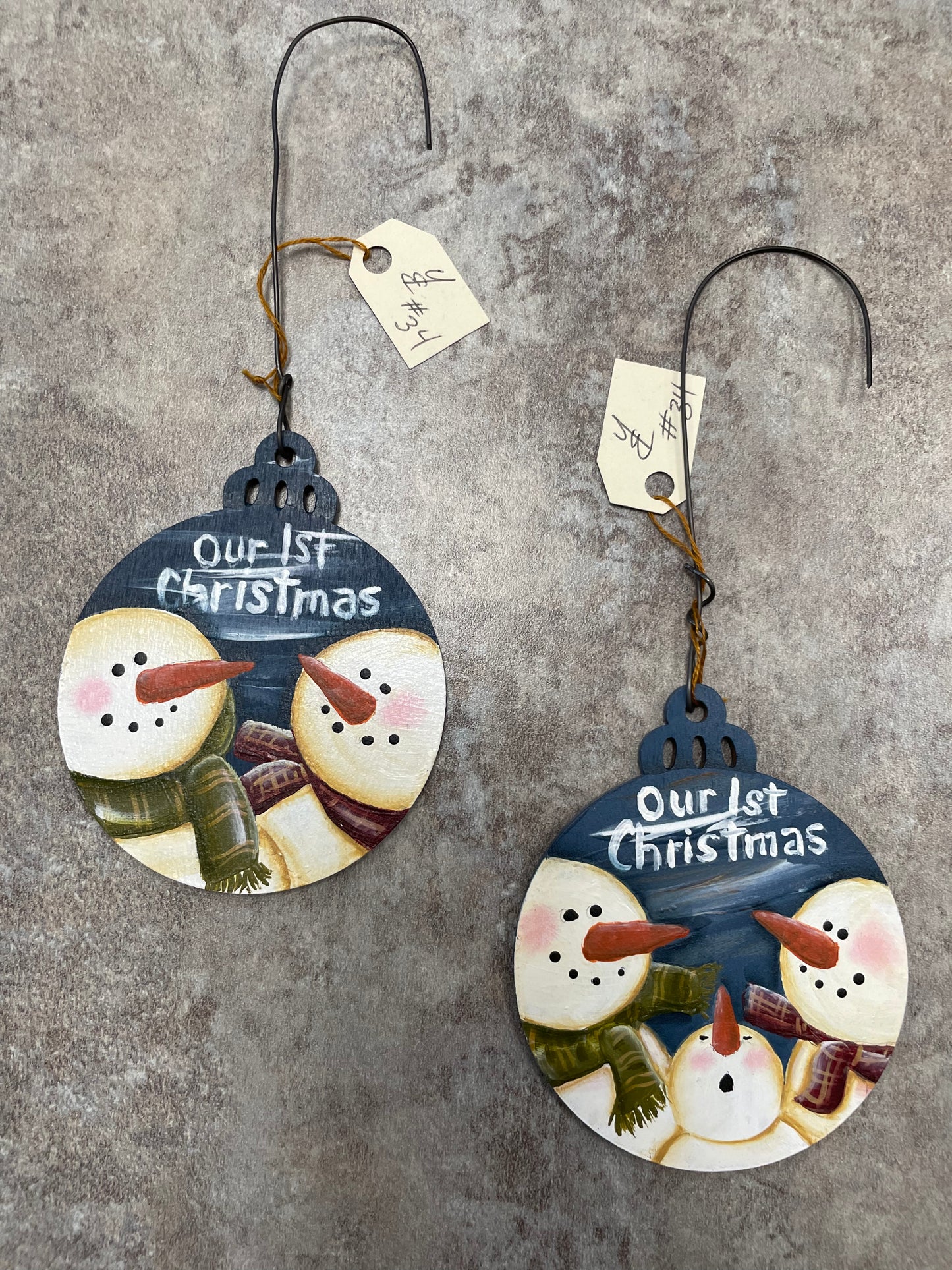 YE-34 Our First Christmas Ornament