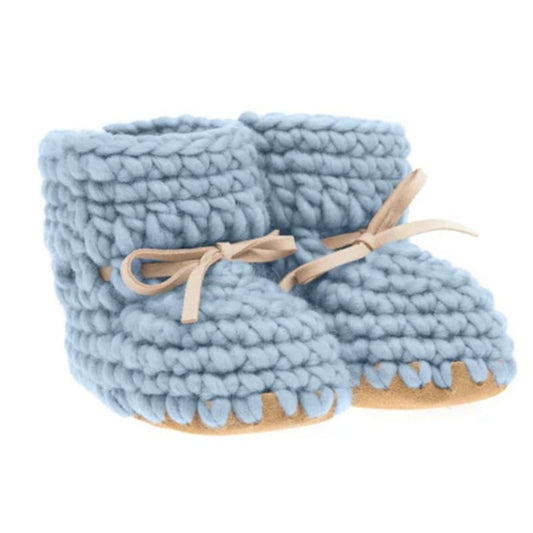 BB - Baby Sweater Moccs - Blue
