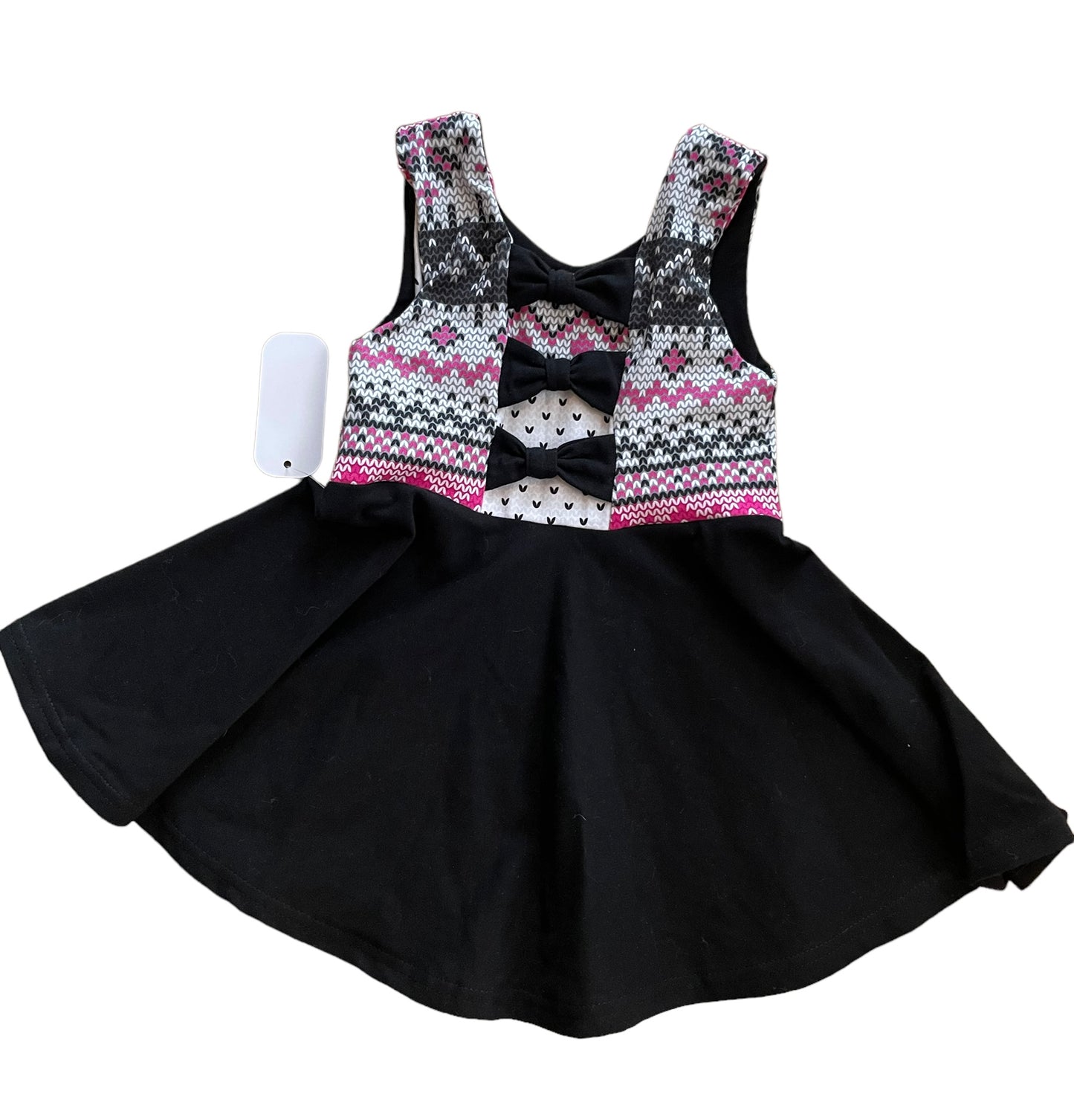 OAC Baby Vintage Sweater Print Dress