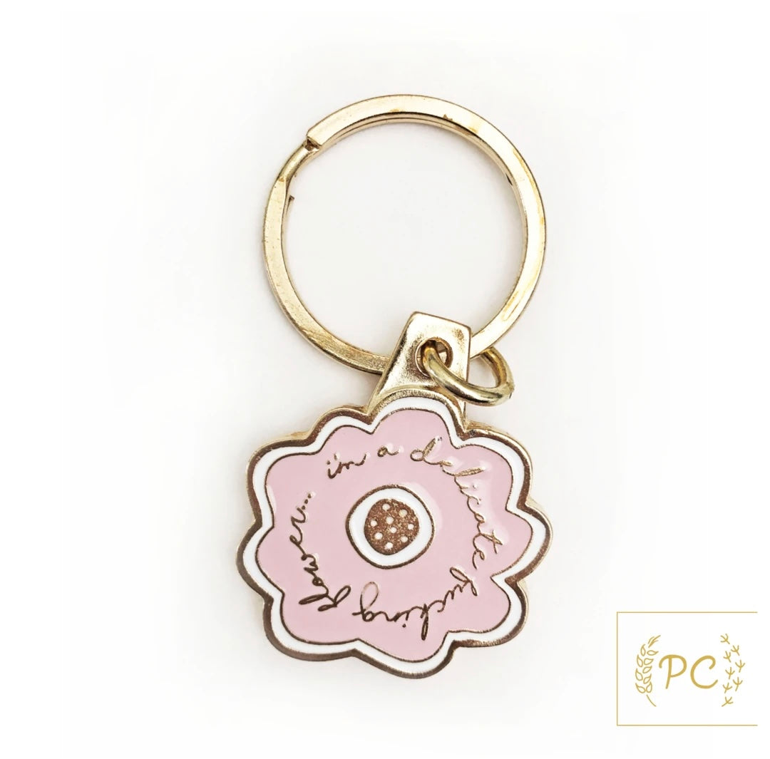 PCP1716-002 Delicate Flower Key ring