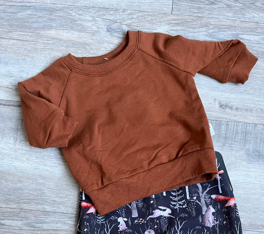 PAM - Bamboo French Terry Sweater - Rust