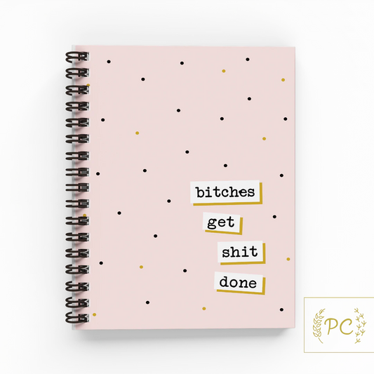 PCP0320-015 bitches get shit done Notebook