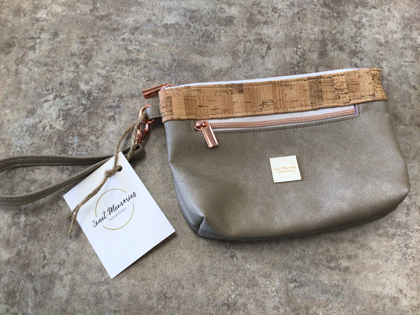 SWE-63 Stone Wristlet Clutch