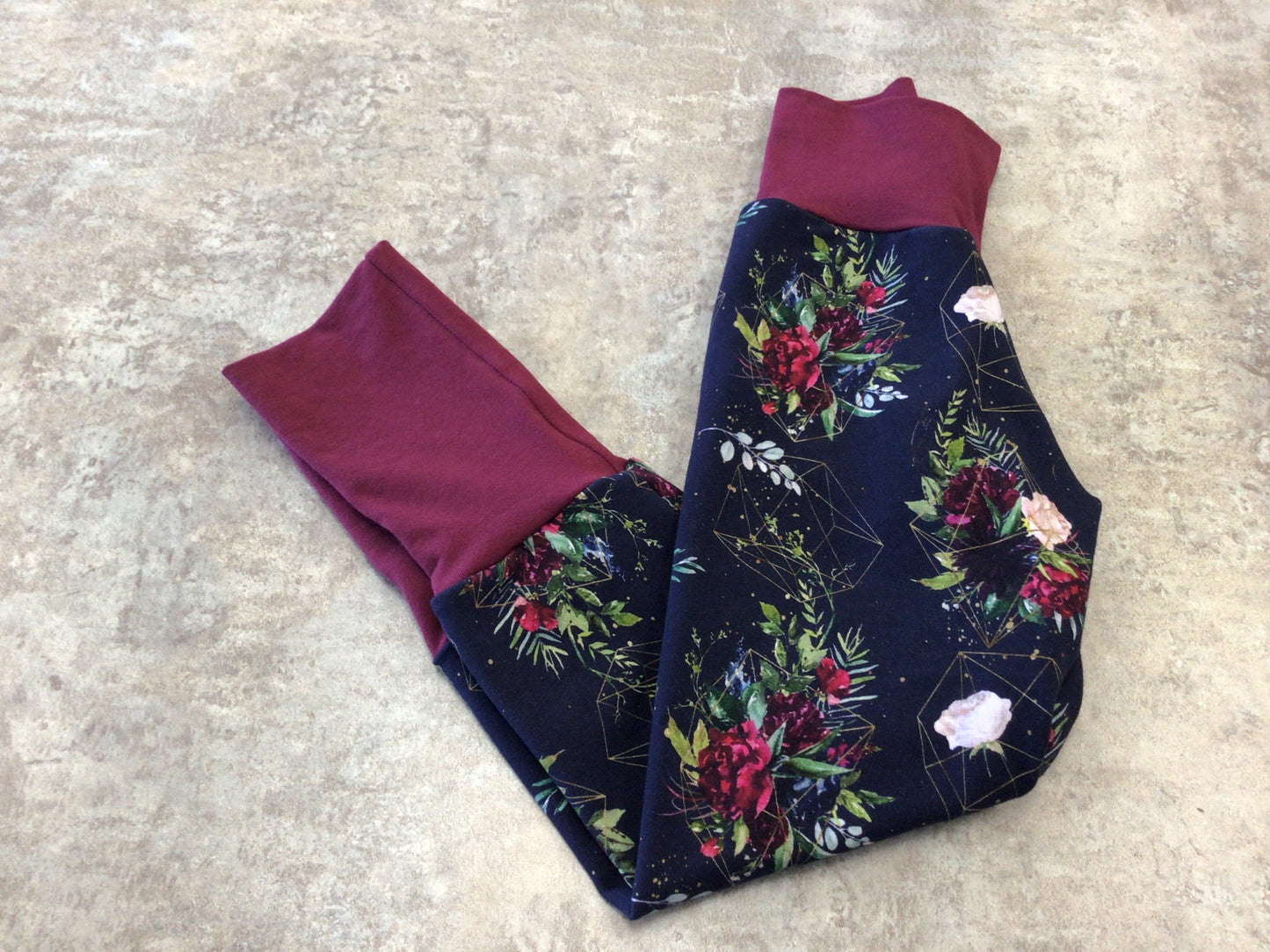 PPC Grow With Me Pants “Geo floral” 3-6yr