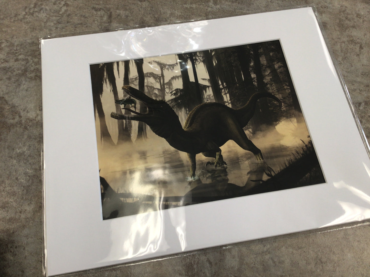 JP-09 Matted Print - Baryonyx